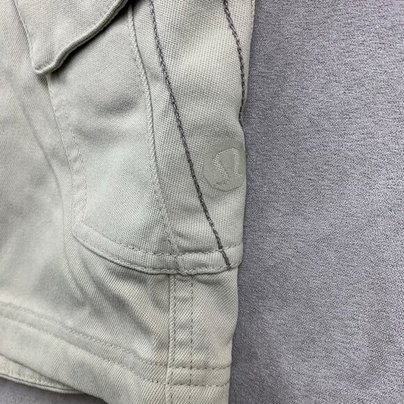 Men's White Cargo Shorts - Picture 2 of 7